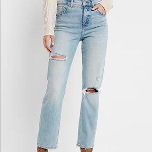 🌟 NEW HIGH WAIST RIPPED EXPRESS JEANS